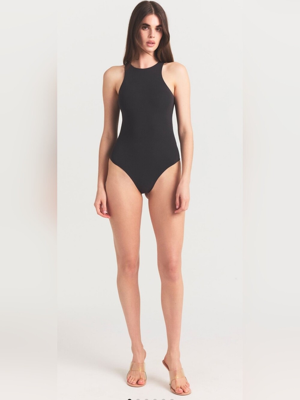 Skims SEALED! NWT! Fits Everybody High Neck Bodysuit in Onyx. Sz Sm. R2S!